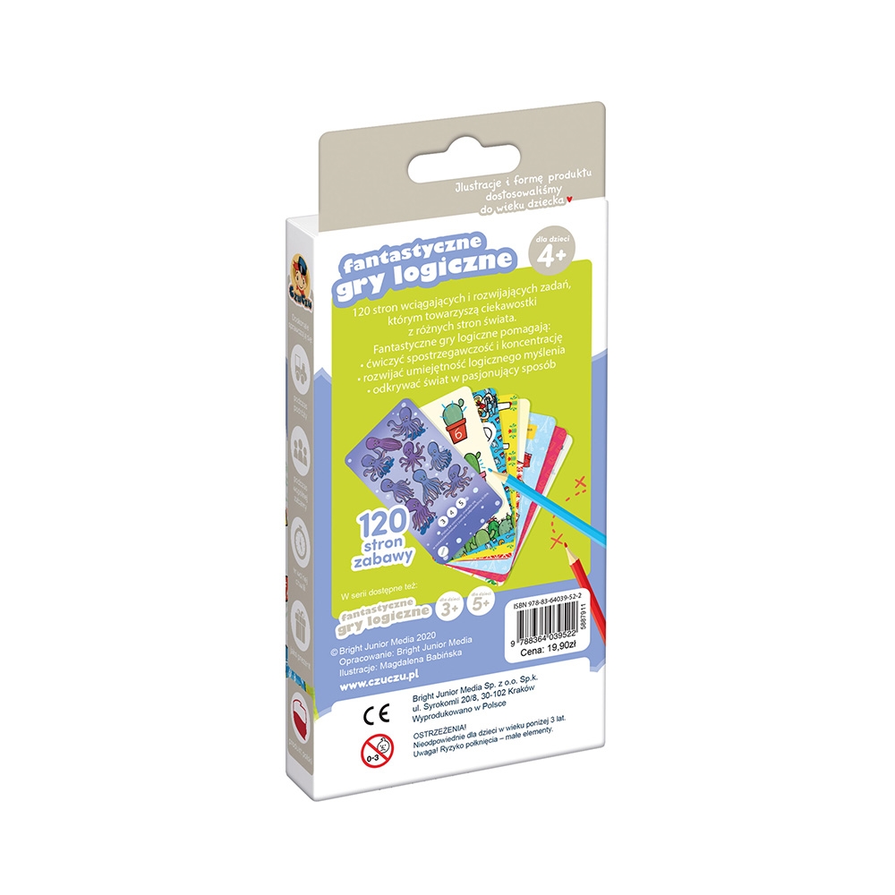CZUCZU FANTASTYCZNE GRY LOGICZNE 4+