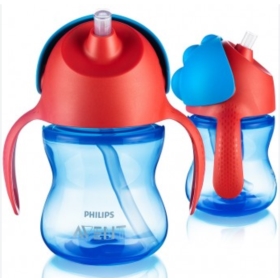 AVENT KUBEK ZE SŁOMKĄ 200ML BOY SCF796/01