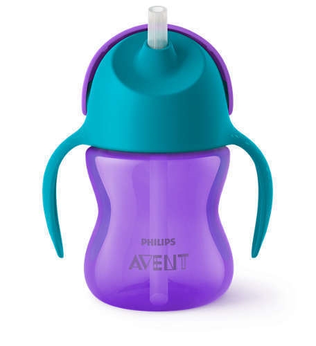 AVENT KUBEK Z SŁOMKĄ 9M+, 200ML GIRL 796/02