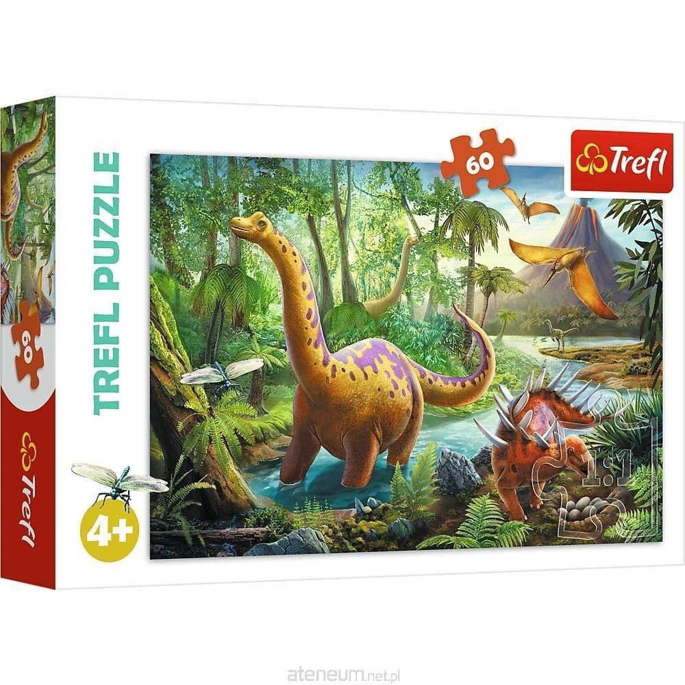 PUZZLE 60 WĘDRÓWKA DINOZAURÓW