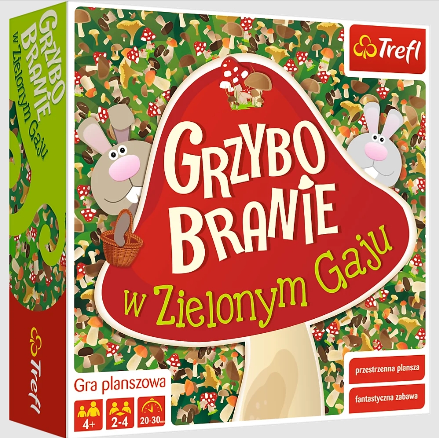 Gra Planszowa Grzybobranie W Zielonym Gaju Trefl 0