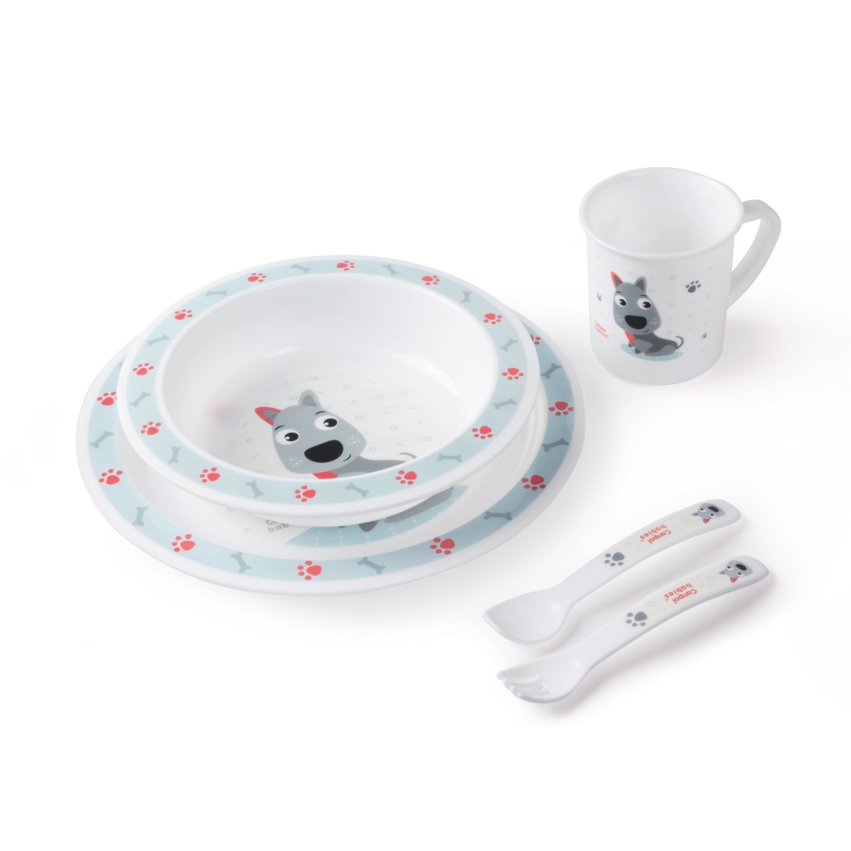 CANPOL ZESTAW STOŁOWY PIESEK 4/401