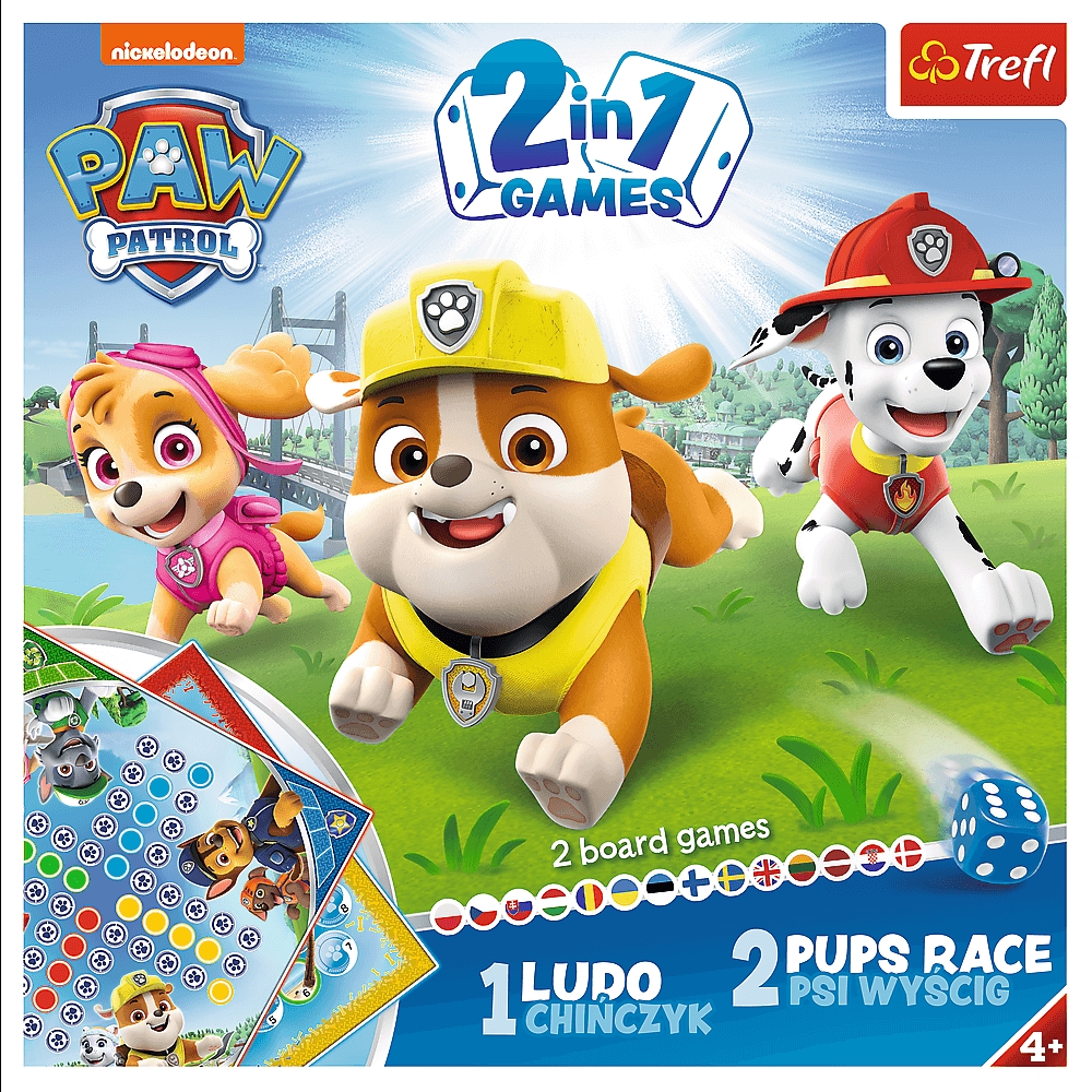 01896 GRA 2w1 Chińczyk - Psi wyścig Paw Patrol 189