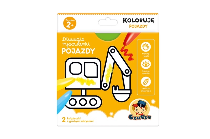 CZUCZU DŁUGIE RYSOWANKI POJAZDY KOLORUJĘ