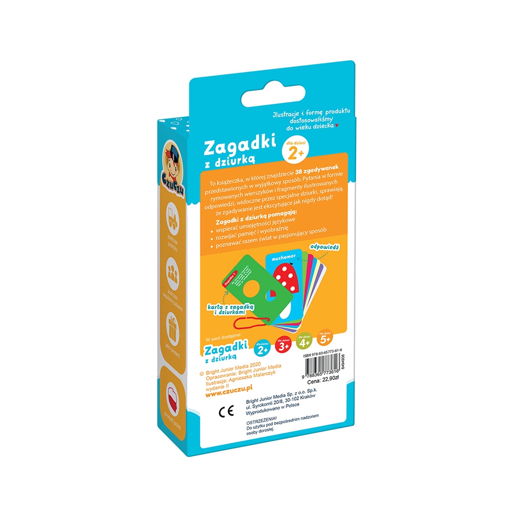 CZUCZU ZAGADKI Z DZIURKĄ 2+ ZAWIESZKA