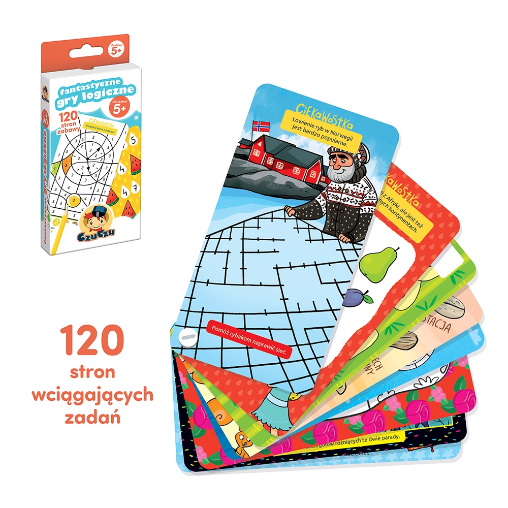 CZUCZU FANTASTYCZNE GRY LOGICZNE 5+