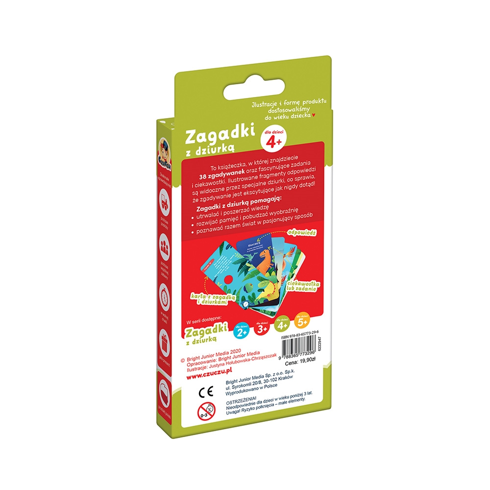 CZUCZU ZAGADKI Z DZIURKĄ 4+