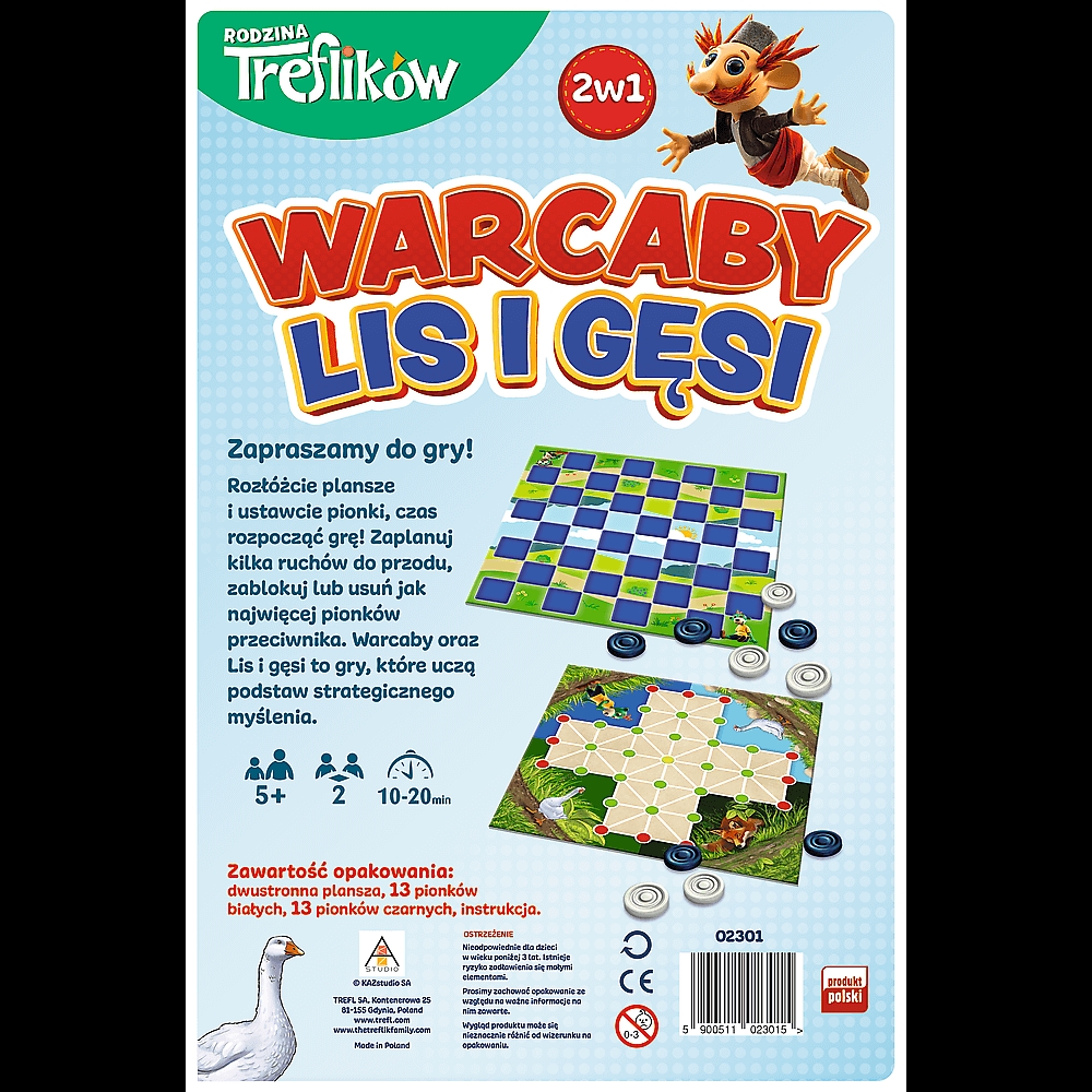 TREFL WARCABY, LIS I GĘSI 02301