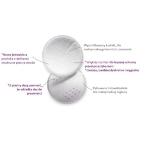 AVENT BIBUŁKI LAKTACYJNE 60SZT