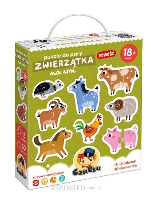 CZUCZU PUZZLE DO PARY ZWIERZATKA NA WSI