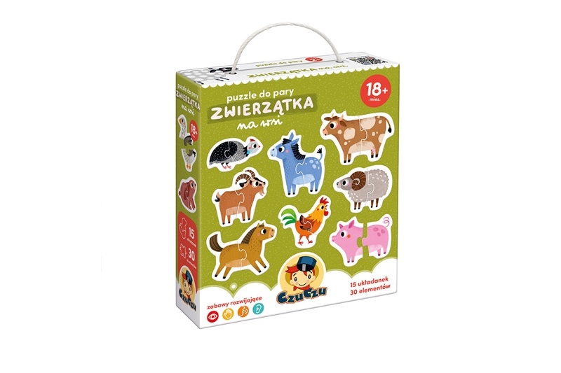 CZUCZU PUZZLE DO PARY ZWIERZATKA NA WSI