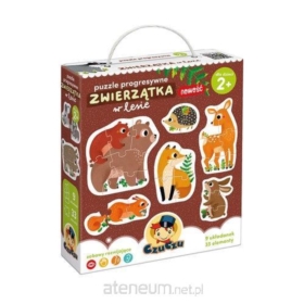 CZUCZU PUZZLE PROGREYSWNE ZWIERZATKA W LESIE