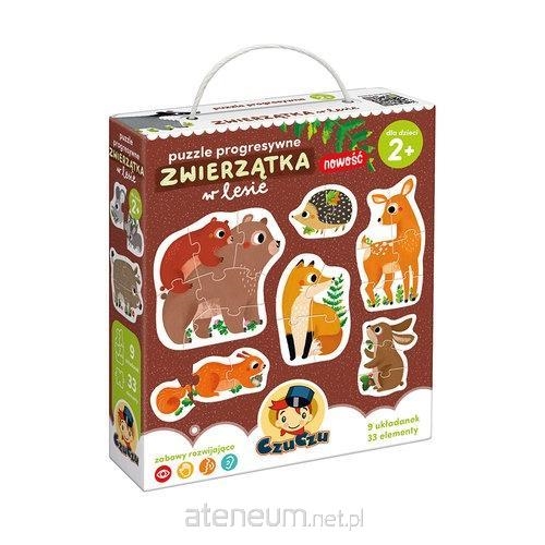 CZUCZU PUZZLE PROGREYSWNE ZWIERZATKA W LESIE