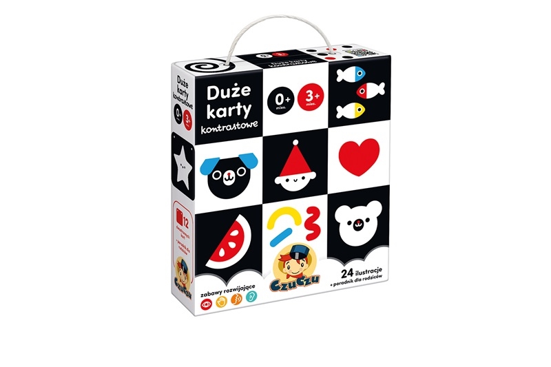 CZUCZU DUZE KARTY KONTRASTOWE 0 M-CY+