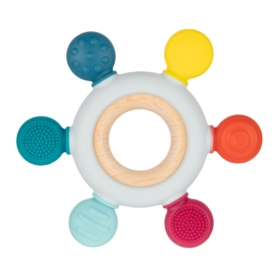 CANPOL GRYZAK DREWNIANO-SILIKONOWY STER