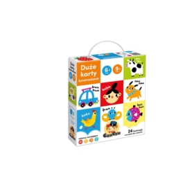 CZUCZU DUŻE KARTY KONTRASTOWE 6-9 M