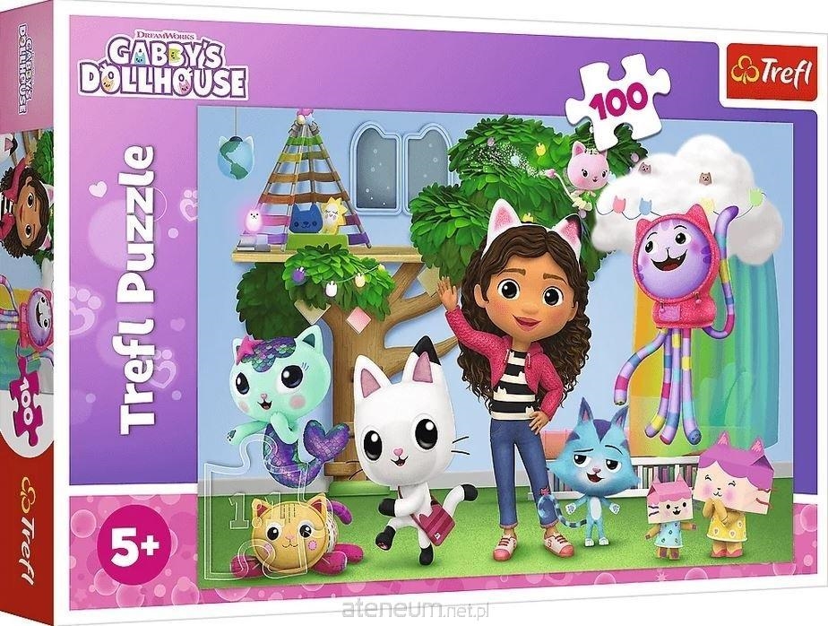 Puzzle - 100 - Koci Domek Gabi - Universal Gabbys