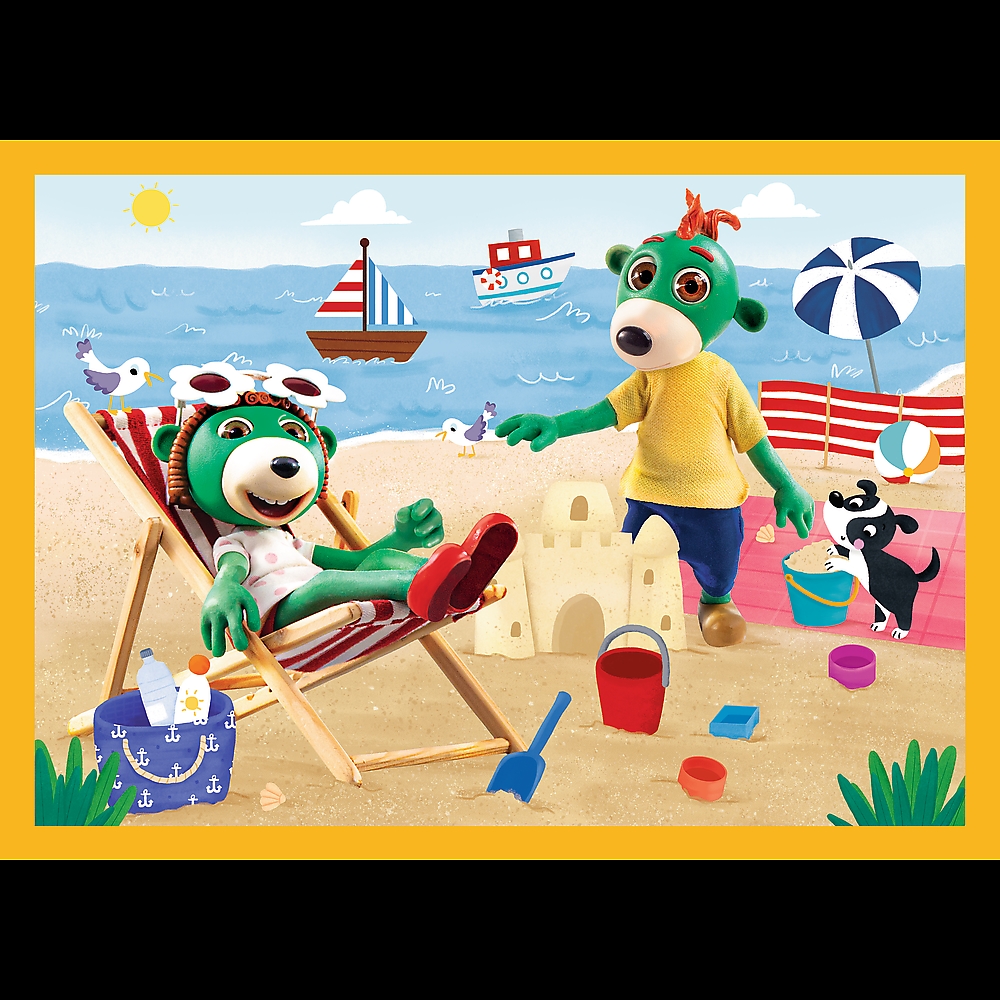 TREFL PUZZLE 4W1 RODZINA TREFLIKÓW