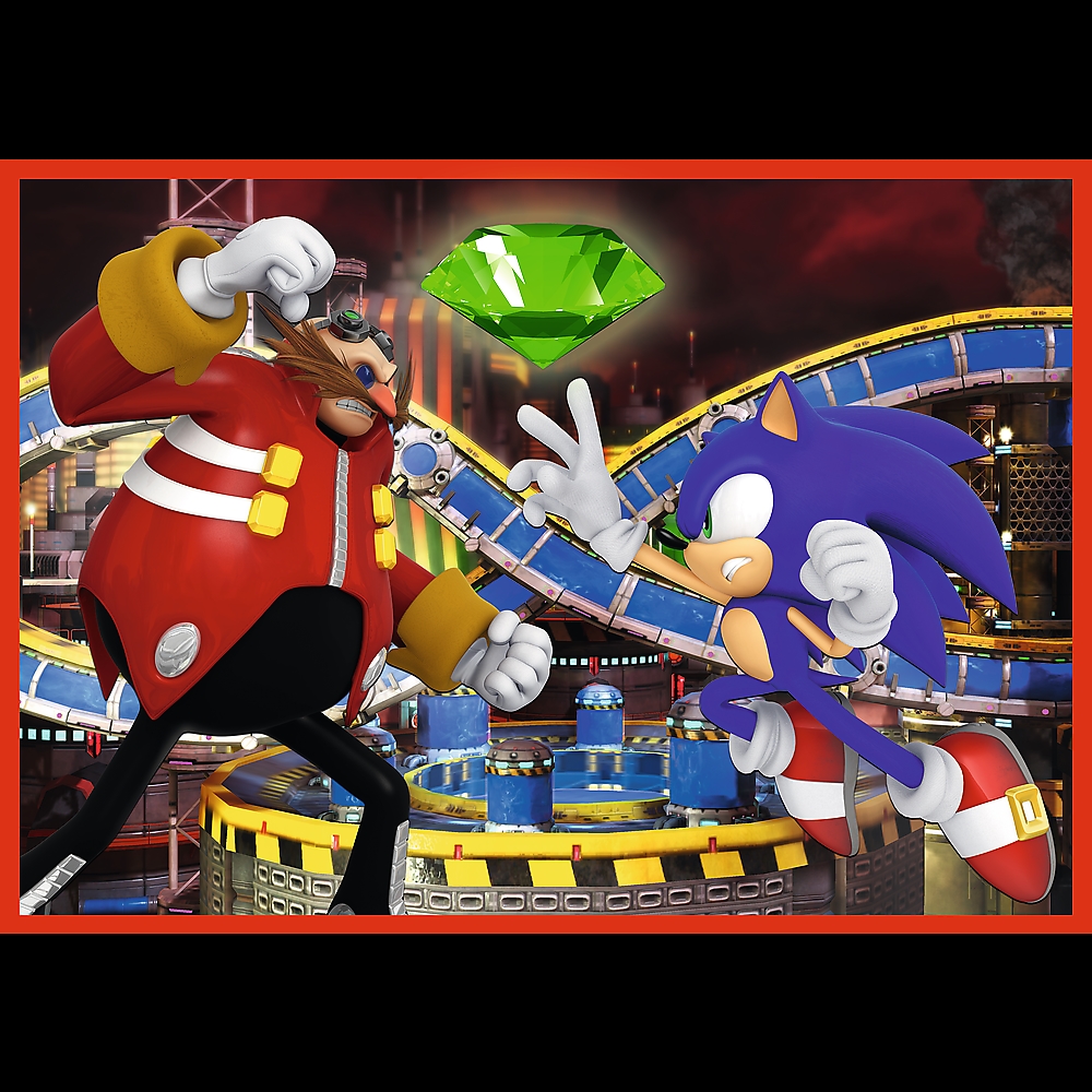 Puzzle - 4w1 - Przygody Sonica - SEGA Sonic The He