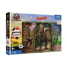 TREFL PUZZLE 104 XXL KOLOROWE DINOZAURY