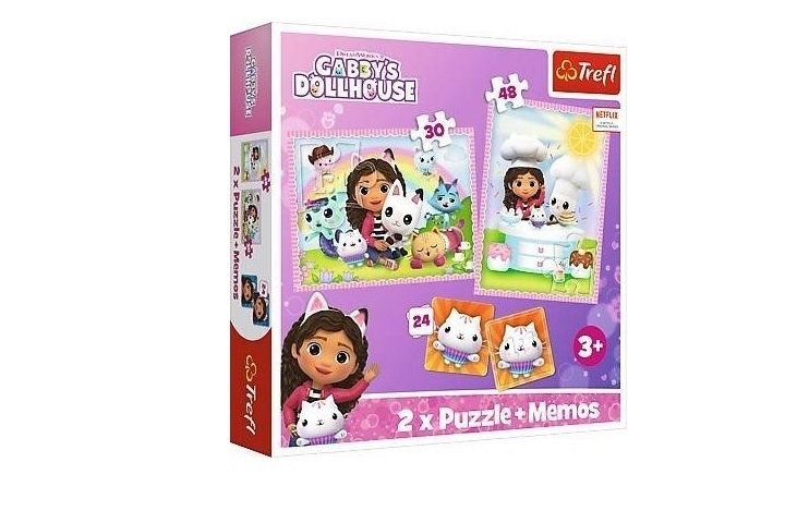 Puzzle - 2w1+memos - Gabi z Kocim Przyjacielem- Un