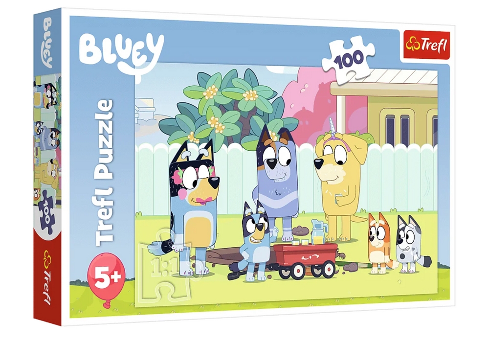Puzzle - 100 - Wesoły świat Bluey - BBC BlueyFSC M