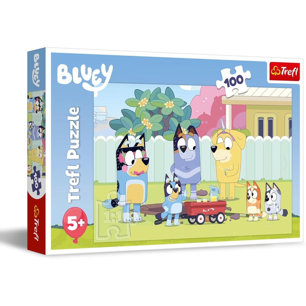 Puzzle - 100 - Wesoły świat Bluey - BBC BlueyFSC M