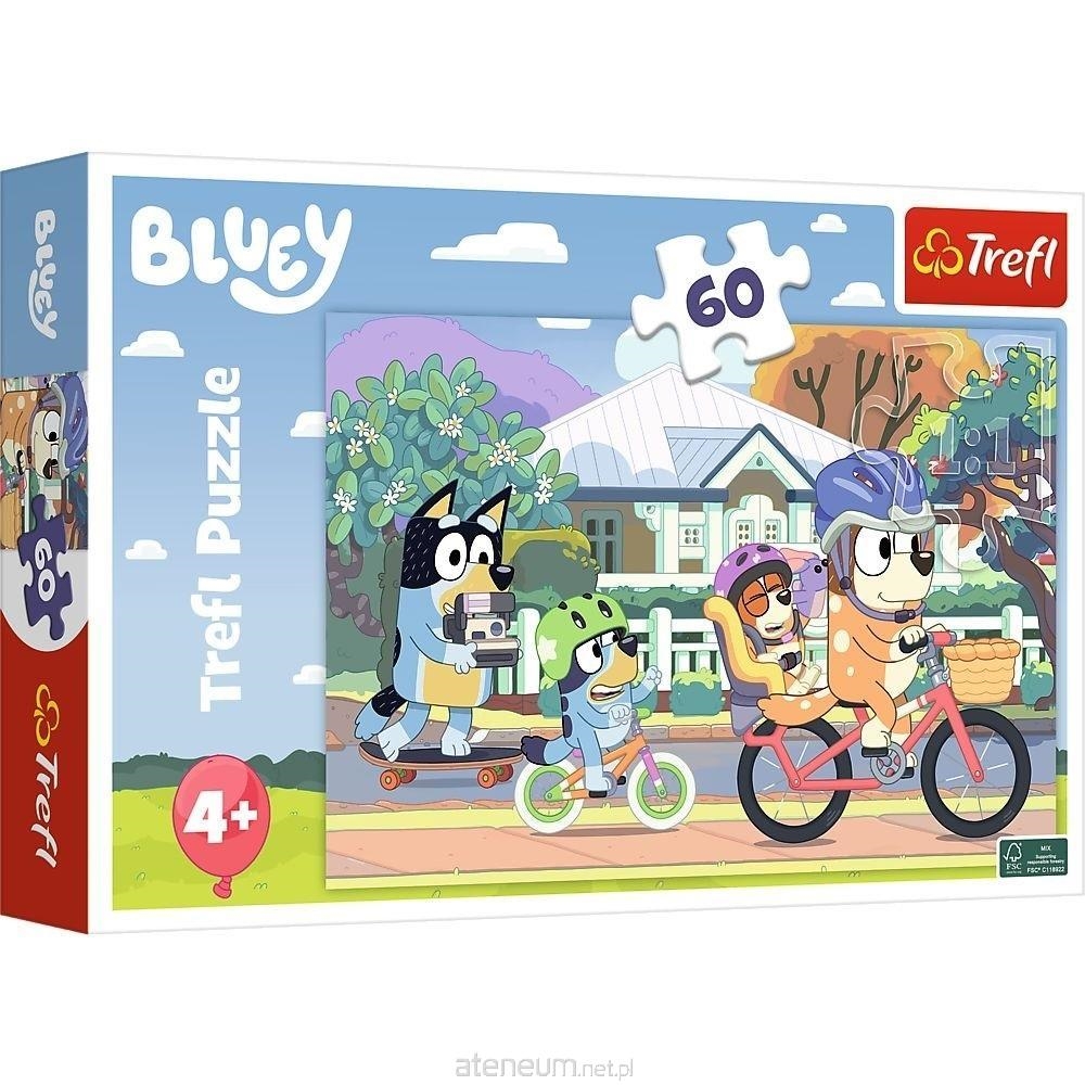 Puzzle 60el. Wesoły Bluey Trefl 17384