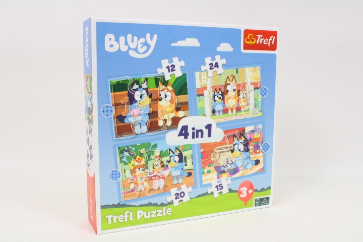 Puzzle - 4w1 - Bluey i jego świat 34637