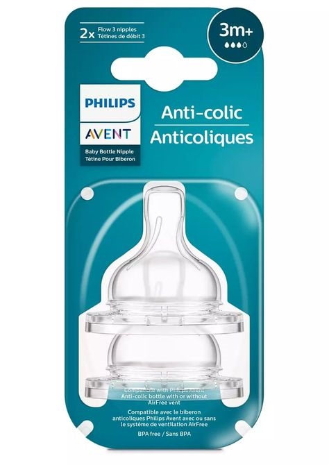 AVENT SMOCZEK DO BUTELKI 3M+ ANTI COLIC
