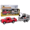 Auto z przyczepą z koparką 13+9cm HKG086 10794