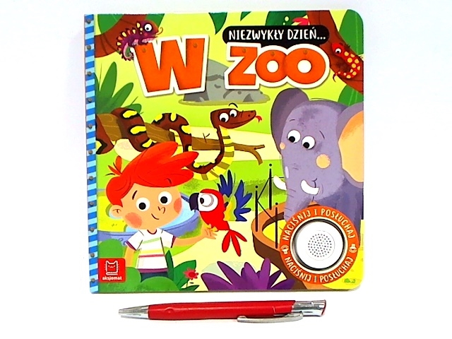 NIEZWYKŁY DZIEŃ W ZOO  KSIĄŻECZKA Z DŹWIĘKIEM