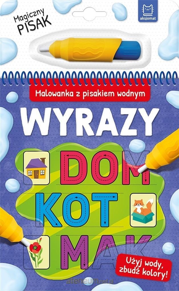 MALOWANKA Z PISAKIEM WODNYM . WYRAZY