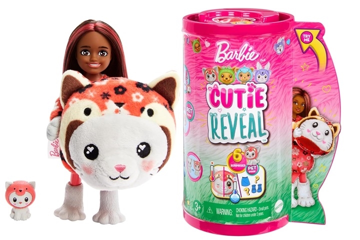 Barbie CR lalka Chelsea Kotek-Panda kost.HRK28 /4