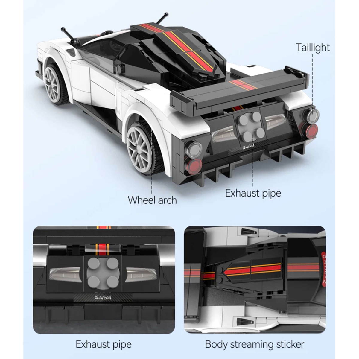 Cada klocki Z-Wind sport car C51082W 29455