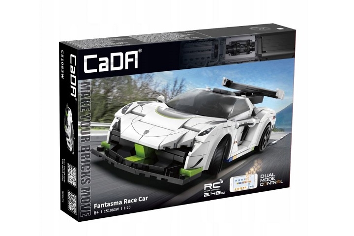 KLOCKI CADA RACE CAR