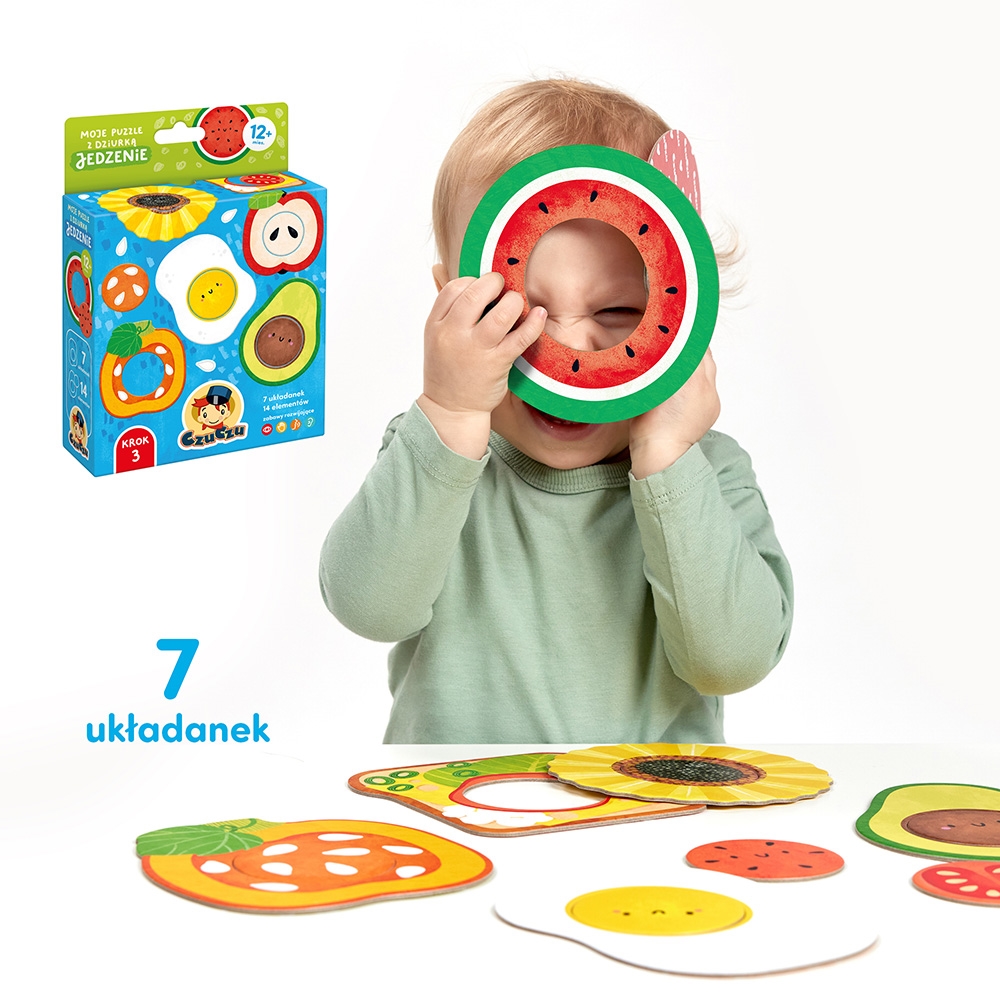 CZUCZU MOJE PUZZLE Z DZIURKĄ JEDZENIE