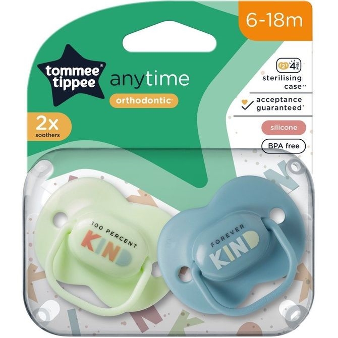 TOMMEE TIPPEE SMOCZEK 2X 6-18M ANY TIME