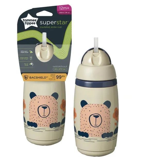 TOMMEE TIPPEE BIDON ZE SŁOMKĄ SUPERSTAR 266 ML