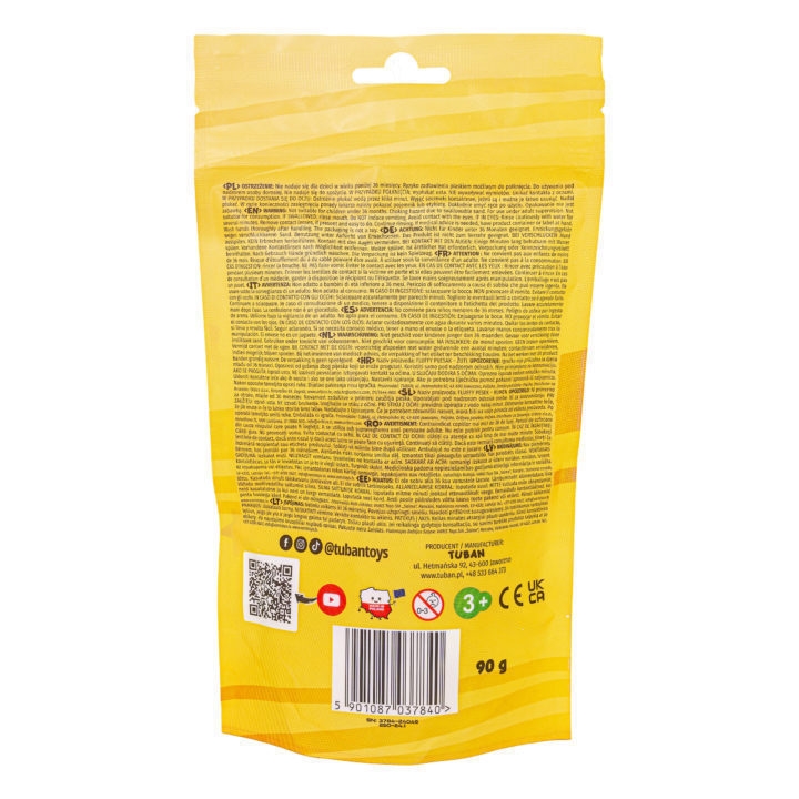 TUBAN piasek Fluffy żółty 90g TU3784 37840