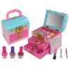 Zestaw Piękności Makijaż Toaletka Szkatułka Różowa