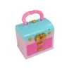 Zestaw Piękności Makijaż Toaletka Szkatułka Różowa