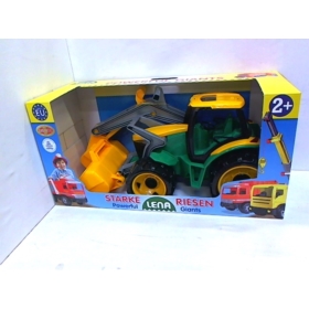 LENA TRAKTOR SPYCH + KOPARKA ZIELONY