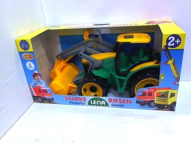 LENA TRAKTOR SPYCH + KOPARKA ZIELONY