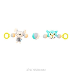 BABY MIX ZABAWKA DO WÓZKA MYSZKA I SOWA