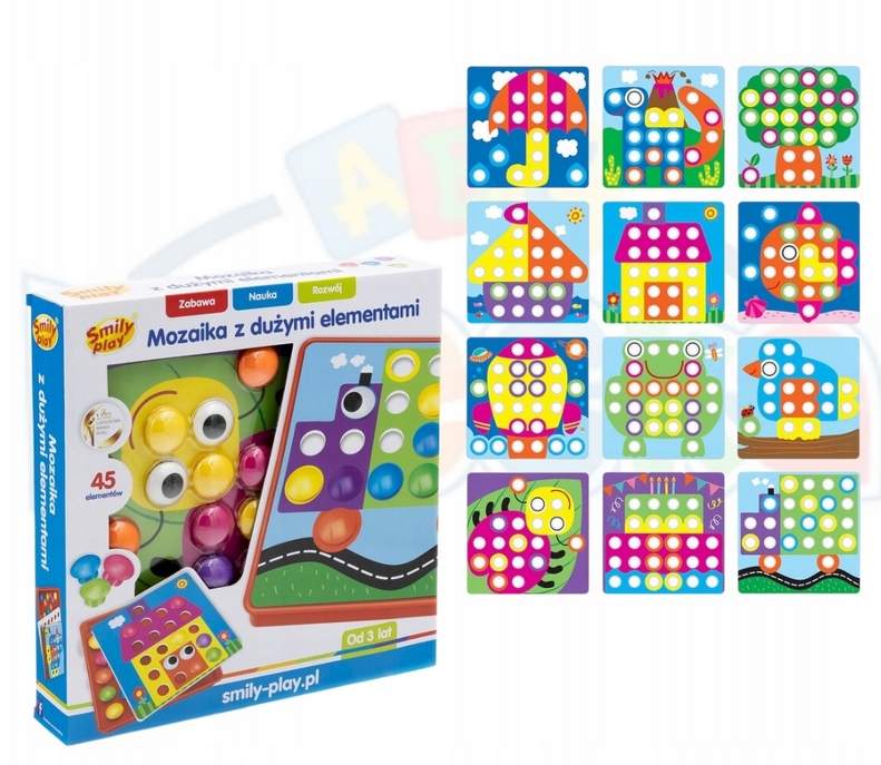 MOZAIKA Z DUŻYMI ELEMENTAMI