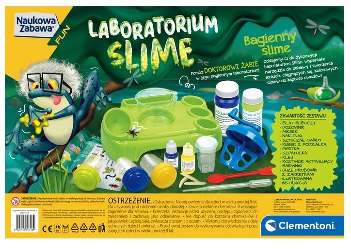 Naukowa Zabawa Laboratorium Slime Clementoni 50726