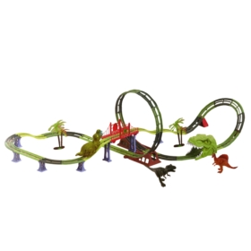 Tor Kolejka Spirala Dinozaur Dźwięk Światło Akceso