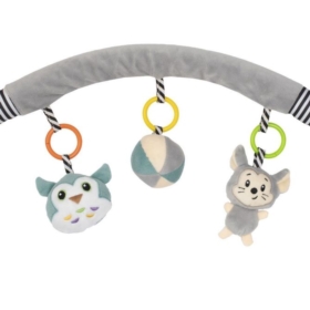 BABY MIX ZABAWKA DO WÓZKA MYSZKA, SOWA