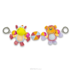 BABY MIX ZABAWKA DO WÓZKA HIPCIO I MAŁPKA